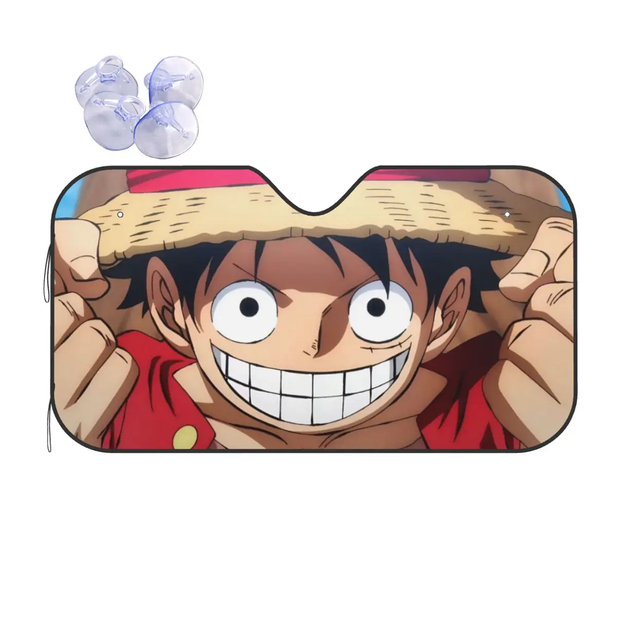 

Luffy Zoro Tony Chopper Anime Sunshade Windscreen Personality Car Front Windshield 76x140cm Sun Visor Car-covers