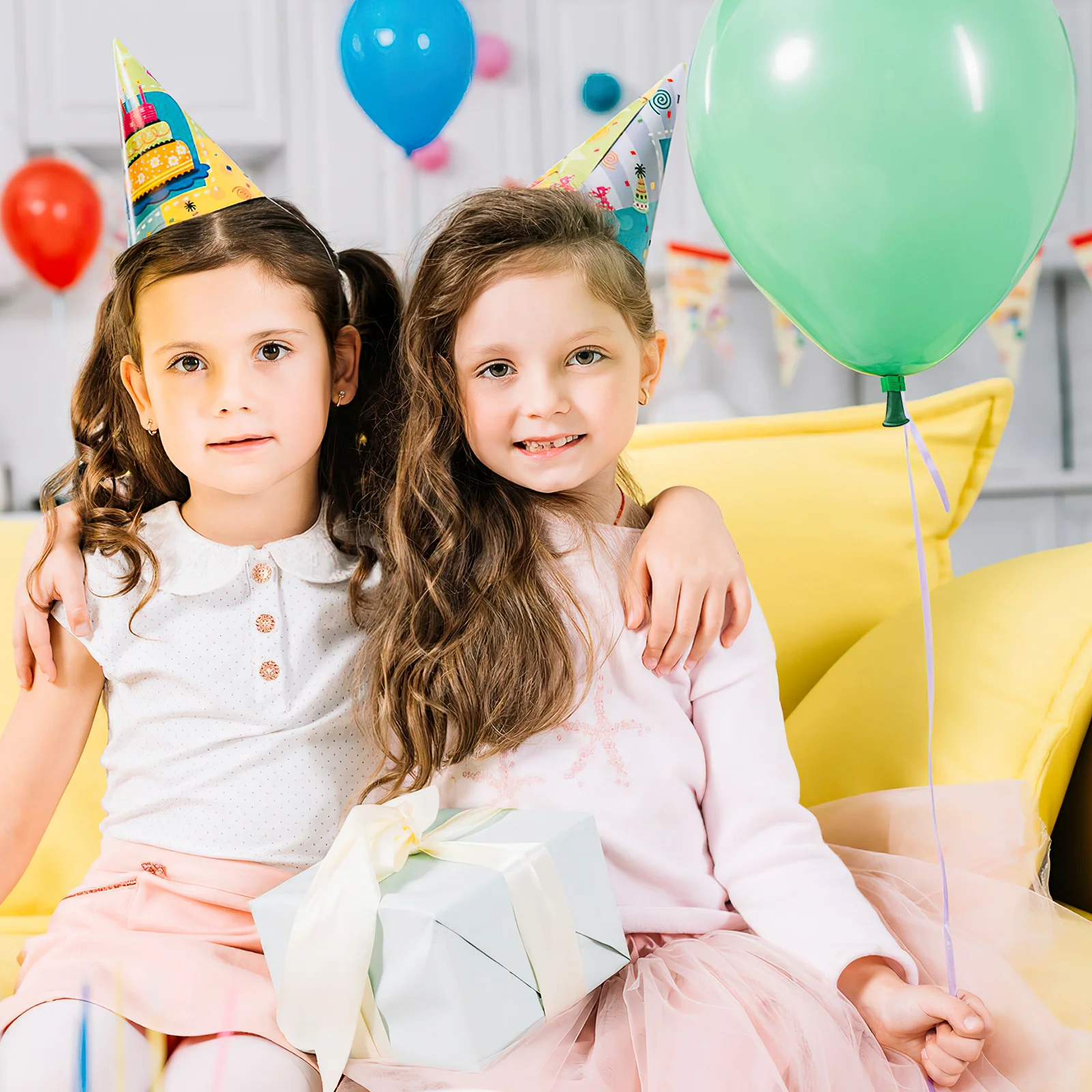 

100pcs Plastic Clamps For Birthday Wedding Plastic Clamp Party Balloon Accessories Balloon Accessories Tying Tool