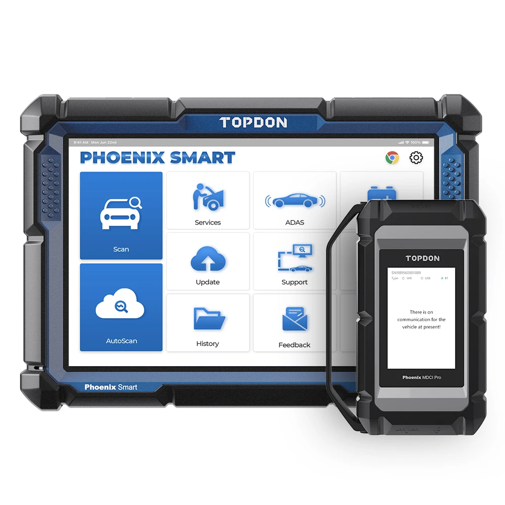 Phoenix Smart Full-System Diagnostic for Over 200 Models Bidirectional Auto Scanner Heavy Duty Truck Car Programmer Tool