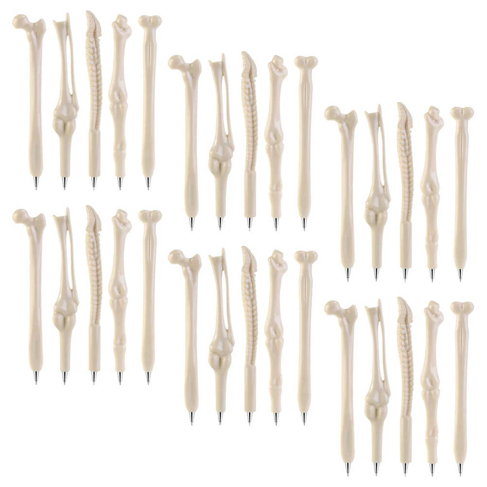

30Pcs Bone Ballpoint Pens Blue Ink Creative Writing Pens Smooth Writing Party Supplies School Office Use Party Gifts