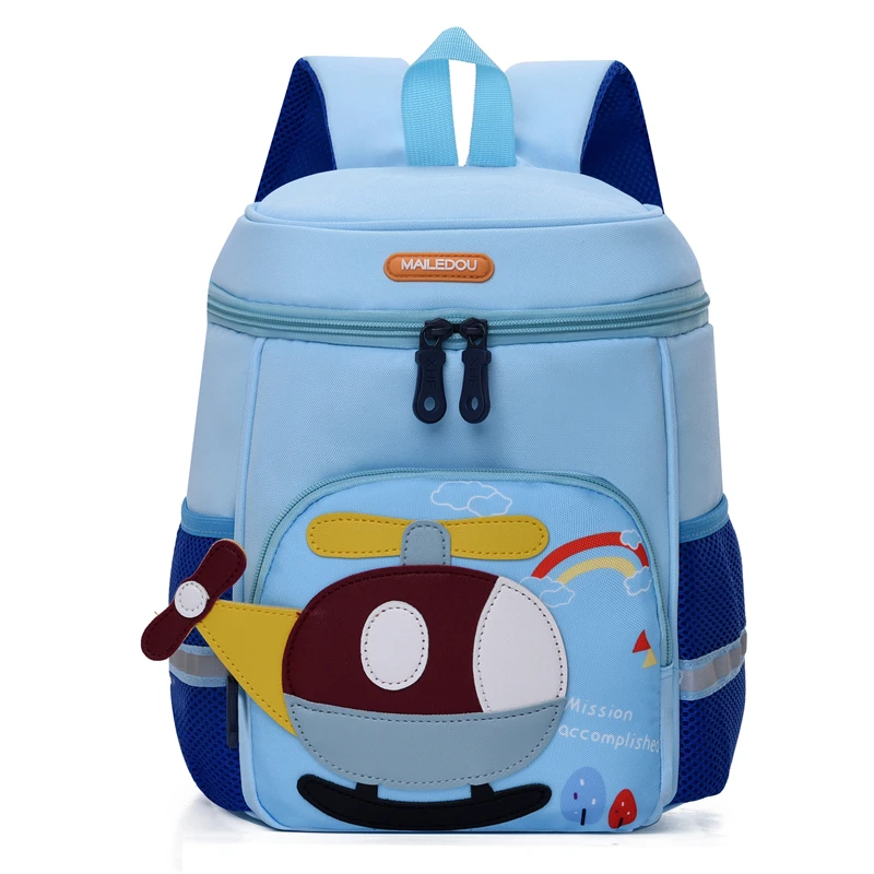 Kids Backpack Cute Airplane Kindergarten Mini Travel Bag Nice Preschool Gift for Toddler Girls Boys 3-6