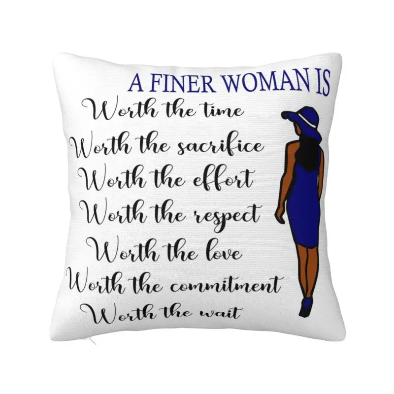 Custom Zeta Phi Beta 1920 Cushion Covers Sofa Home Decorative Greek Letter 1920 Square Pillow Case