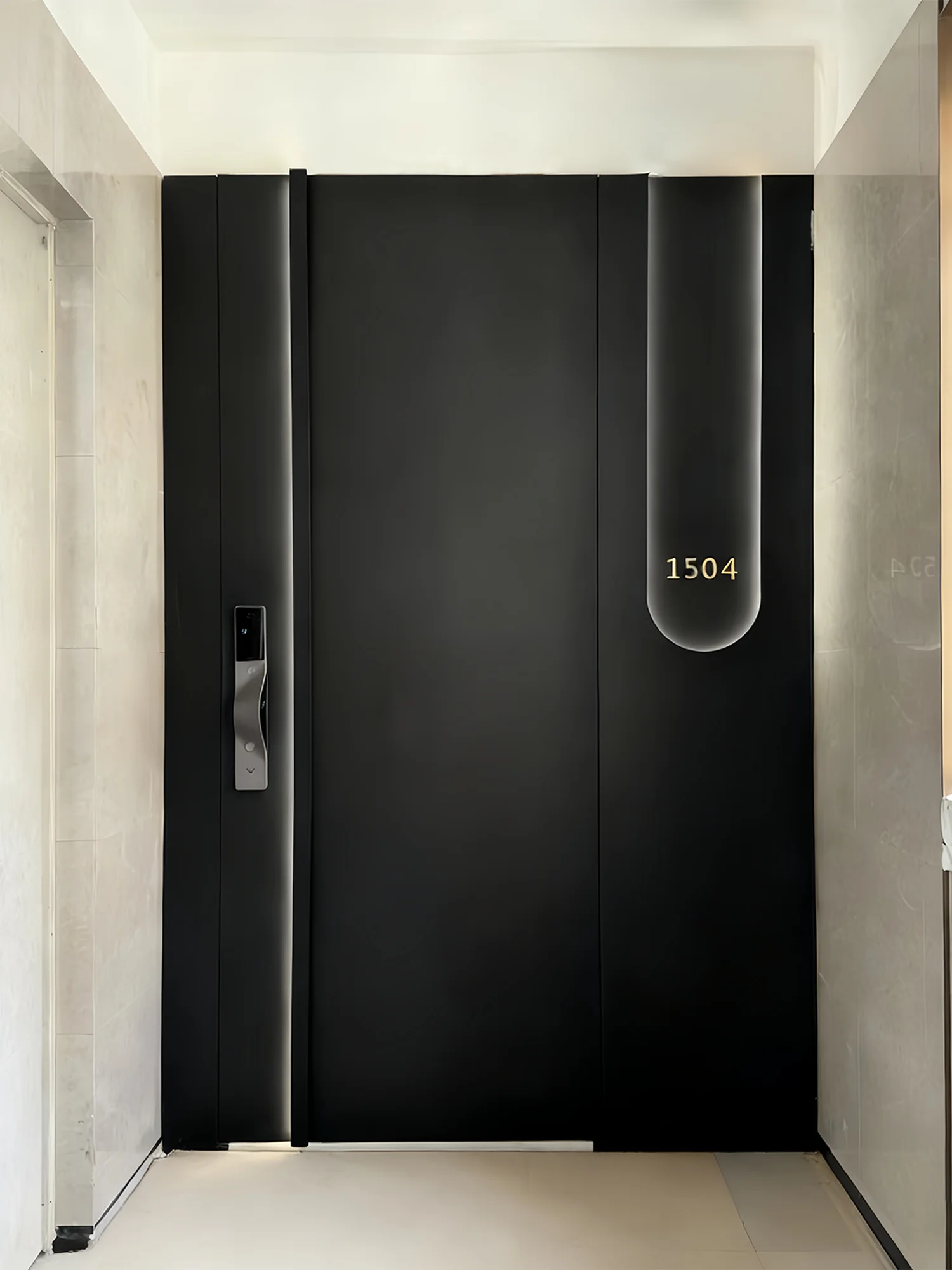 Custom Entry Door Security Door Parent-Child Door Villa Gate New Minimalist Home Use Exquisitely Carved Cast Aluminum