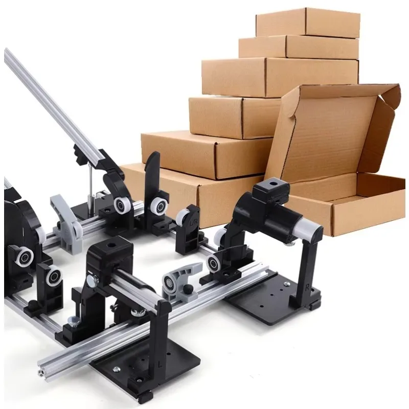 Box Folding Auxiliary Roller Tool Case Packing Machine Adjustable Size Manual Baler