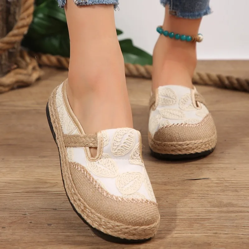 Ladies Shoes 2024 Closed Toe Women's Slippers Autumn Solft Sole Mixed Colors Outdoor Casual Flat Comfortable Office Ladies Shoes