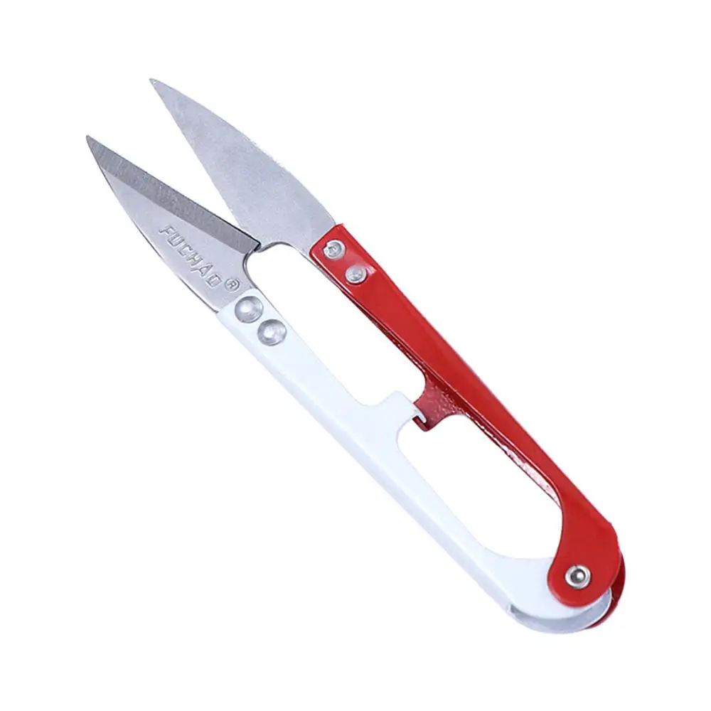 

Carbon Steel Cutting Wire Sewing Tool Fish Line Scissors U-shaped Scissor Gear Scissors Fishing Scissor Fishing Line Cutter