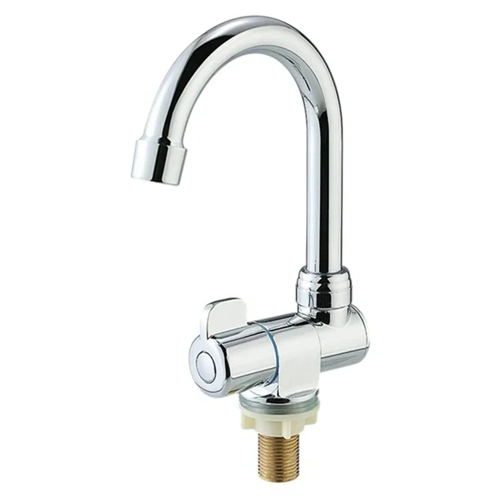 Rinsing Vegetables 360 Rotating Faucet Single Cold Faucet Easy Installation Faucet Compatible With Standard Sinks