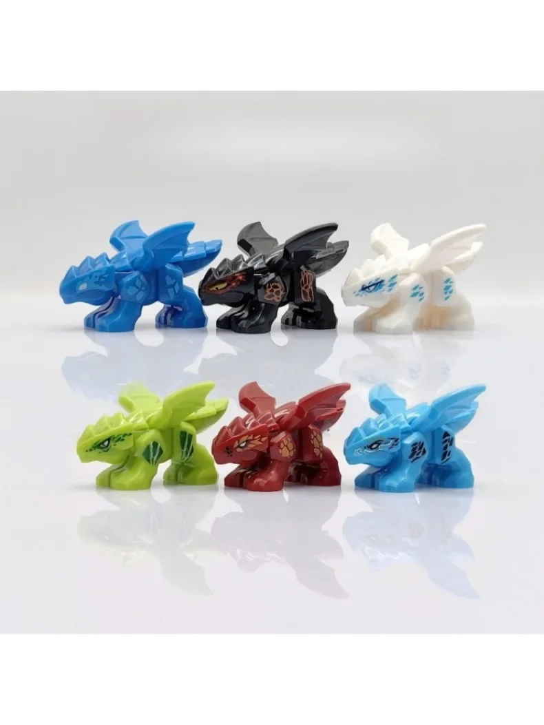 Mini Fliegender Drache Bausteine Figuren DIY Zusammenbaubares Drachenmodell Sammlerstück Konstruktionsspielzeug Geschenk – Detail 10