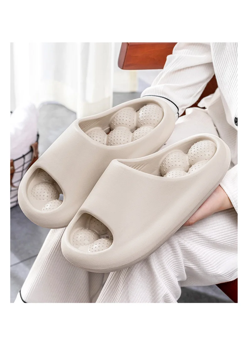 TZLDN Ergonomische EVA-Badehausschuhe für Unisex, wasserlaufsichere Massage-Hausschuhe, bequeme, atmungsaktive Freizeit-Hausschuhe – Detail 11