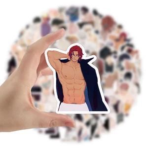 Anime Naked Muscle Man Sticker, Dekoration, Koffer, tragbarer Computer, Scrapbooking, Telefonstation, Japan Manga Kid Toy, Etikett, 10 PCs, 30 PCs, 60pcs 12 Hauptverkäufer nackt - №3