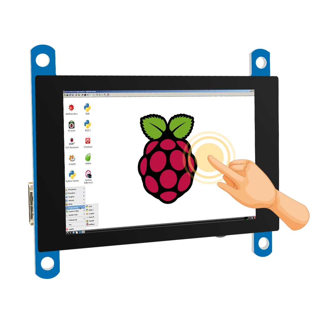 

3.5 Inch Mini HDMI Monitor LCD Screen Display 480*320 Compatible with Raspberry Pi 400 3B+ 3B Windows Raspberry Pi Screen Touch