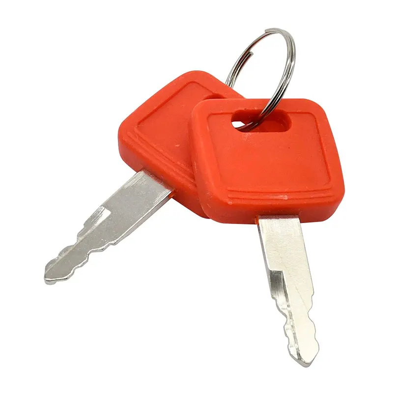 Chaves de ignição H800 AT194969 10 PCS se encaixa para Hitachi John Deere Escavadeira Caso Dozer Fiat New Holland