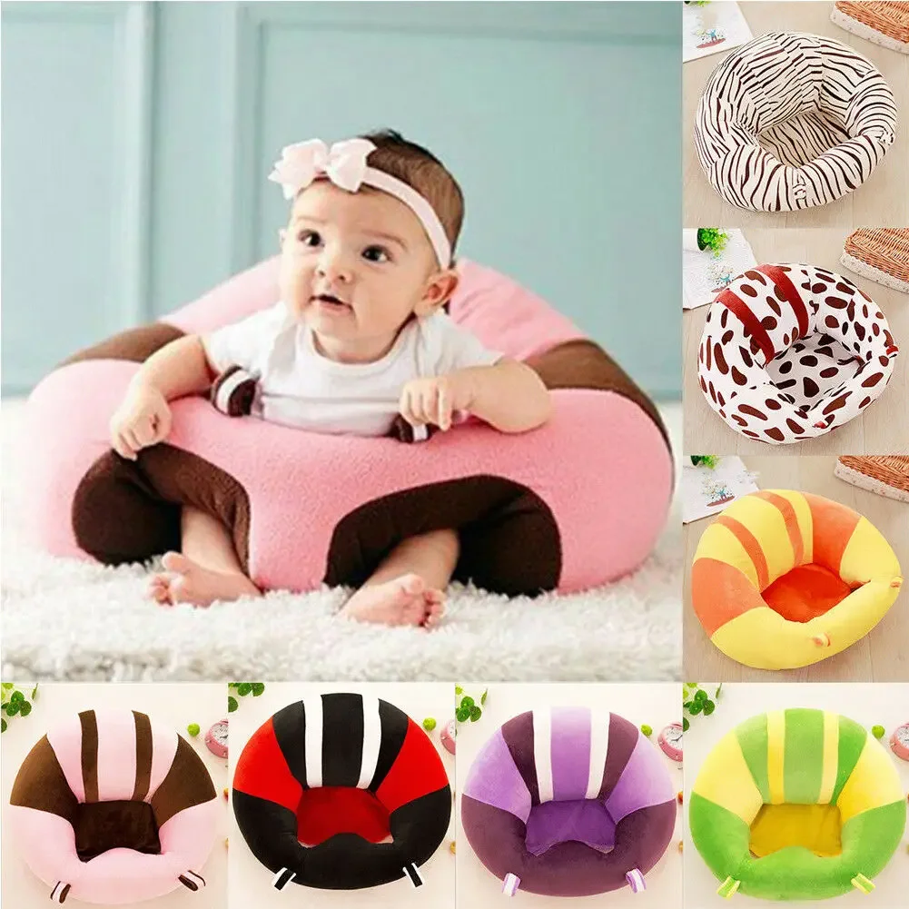 2019 New Kids Baby Support Seat Soft Chair Cushion Plush Toy Bean Bag Animal Sofa