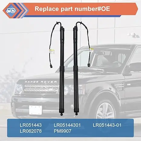 2pcs LR051443-01 LR062078 Left-right Electric Tailgate Support Rod for Range Rover Sport L320 2010-2013 LR051443 LR05144301 LR05