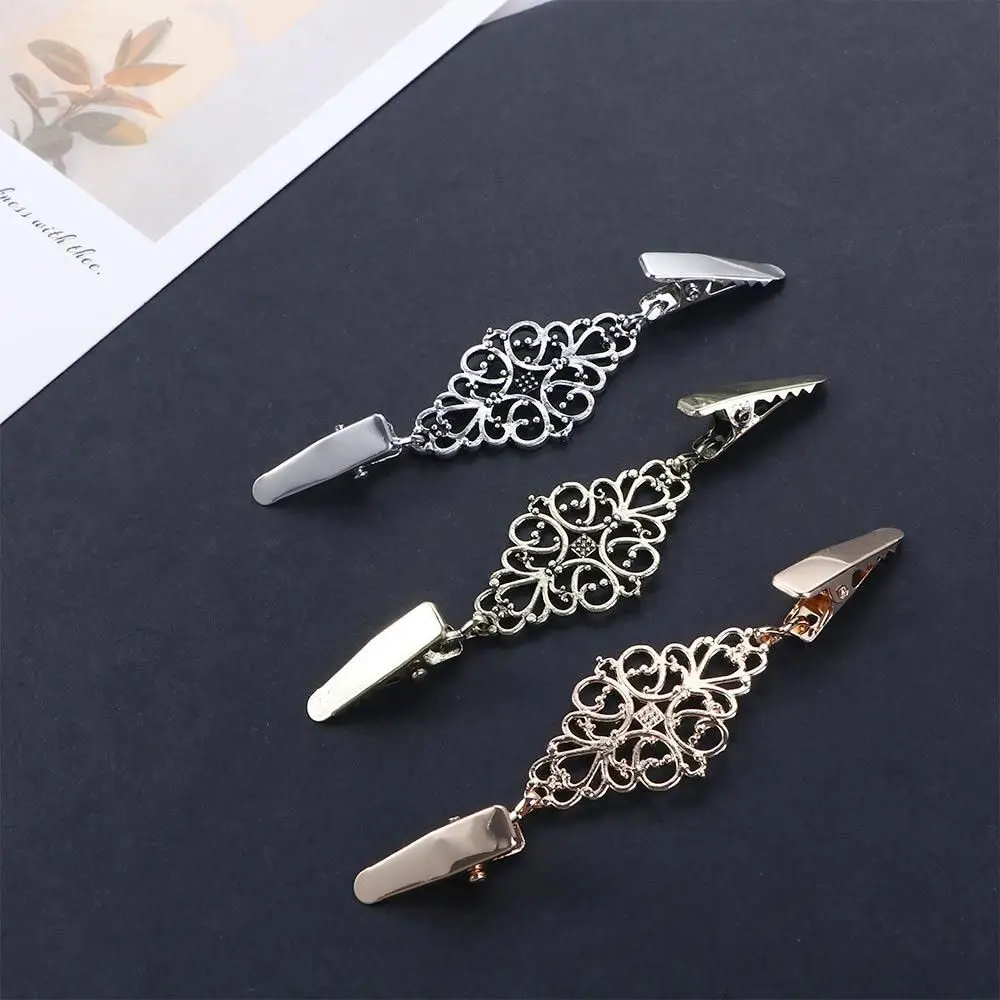 

Women Dress Decor Sewing Supplies Fashion Alloy Material Clamps for Fabric Clothing Clip Fasteners for Clothes Cardigan Clamps
