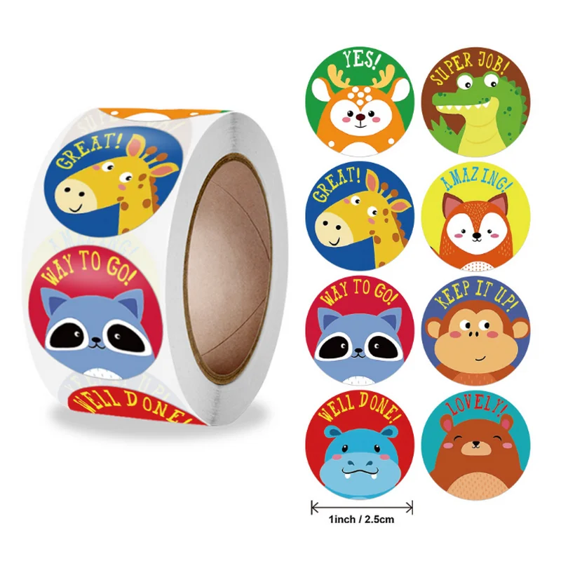 Reward stickers for Kids Encourage Labels Scrapbooks Sticker for School Teacher Supplies Cute StickersSelf Adhesive Label