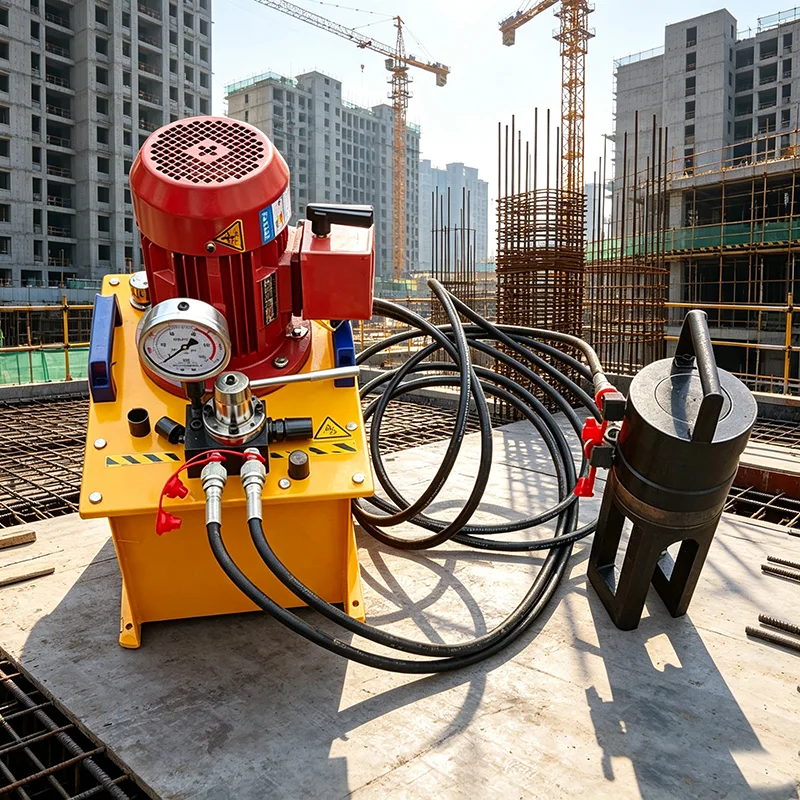 Rebar Mechanical Connection Cold Extrusion Press Machine Hydraulic Steel Bar Coupler Squeezing Crimping Construction Equipment