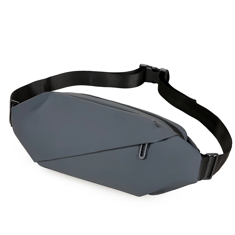 New Men's Casual Trendy Bag, Pillow, Phone Waist Bag, Waterproof Men's Casual Outdoor Multifunctional Sports Crossbody Bag