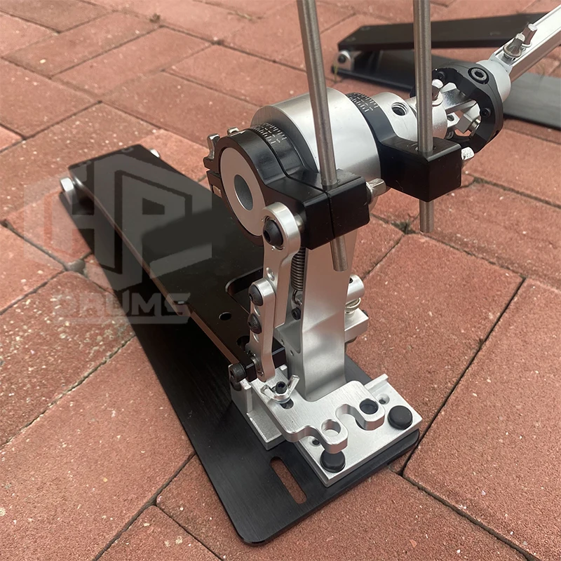 Long Board Speedy Direct Drive Shaft CNC Cutting Craft Jazz Pedal Aluminum Alloy Powerful Twin Pedal Kick Bass Drum Double Pedal