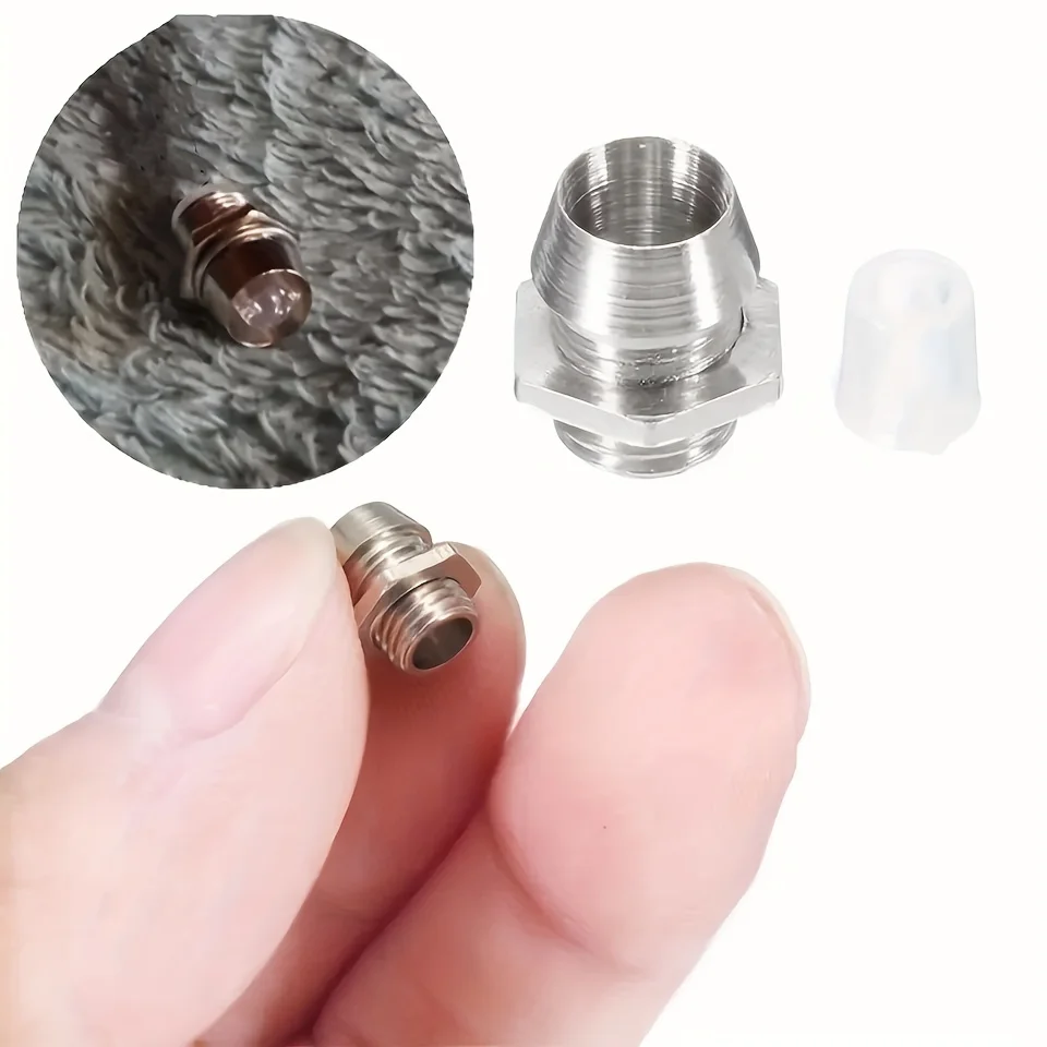 10 PCS/50 PCS 3mm 5mm LED Bracket SOCKET CLAMP BEZEL LED โคมไฟผู้ถือโลหะชุบนิกเกิลจอแสดงผลร้องไห้สะอึกสะอื้นถ้วย SHELL