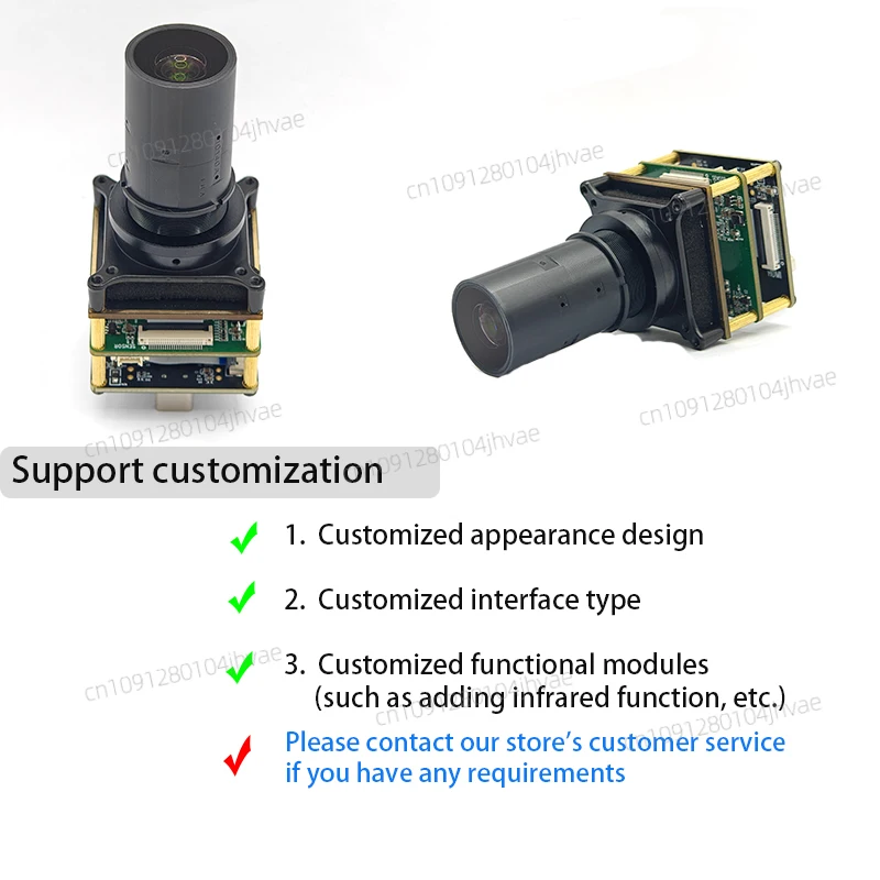 وحدة كاميرا بمستشعر USB 3.0 4K 8MP Starlight IMX585 مع واجهة Type-c H.264/H.265/HD 0.0001LUX Illuminance OEM