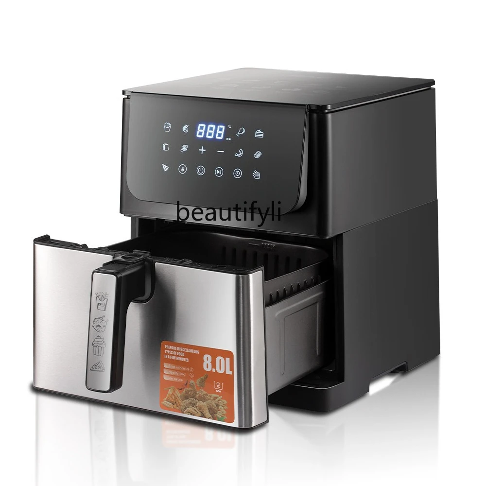 

Air fryer Electric fryer No oil fume Smart touch screen Double-layer large-capacity multi-functional household
