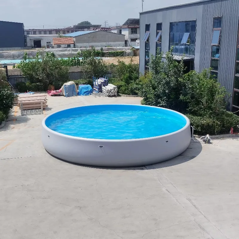 Large Capacity Family Outdoor Round Above-ground Inflatable Swimming Pool Accessories