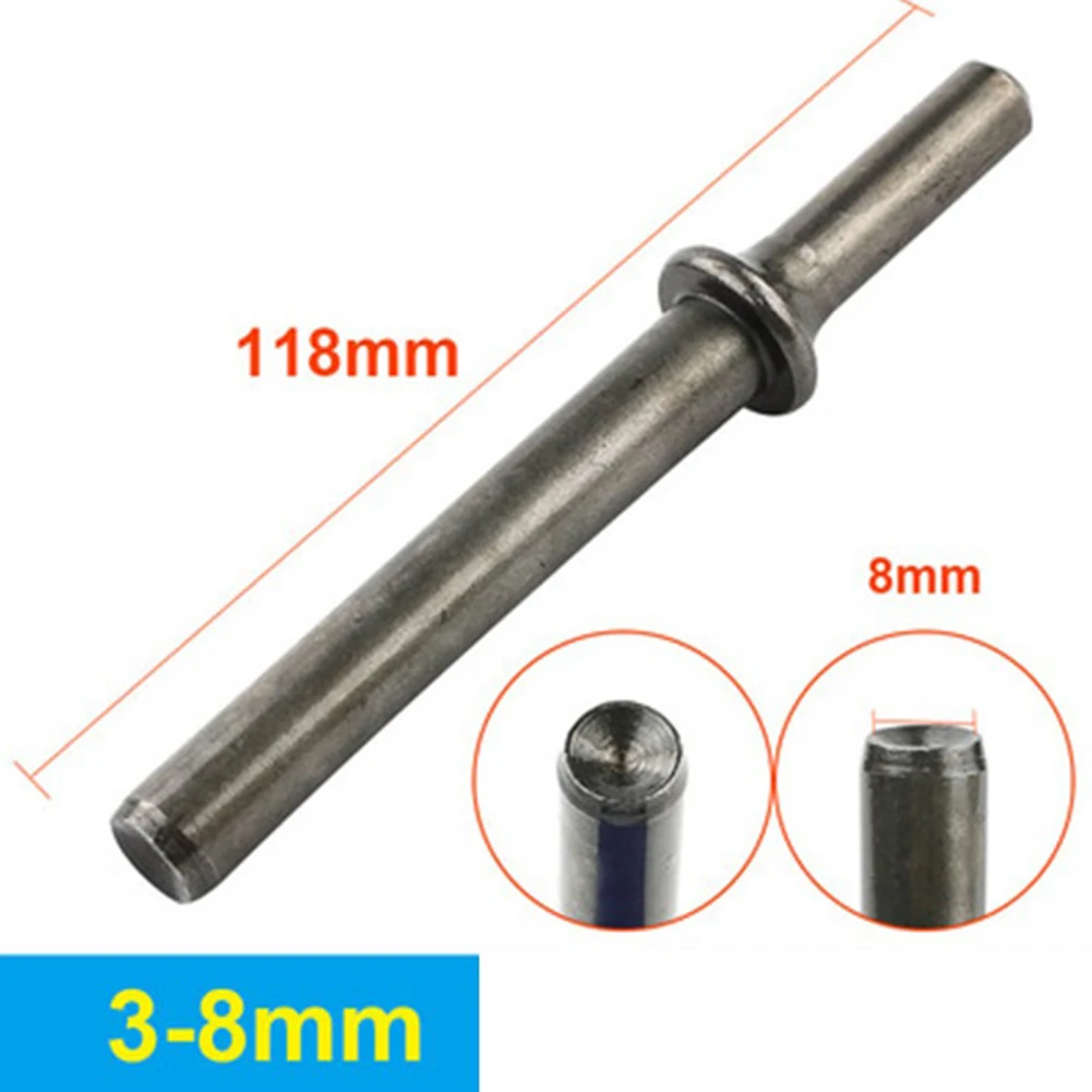 1PC Pneumatic Rivet เครื่องมือ Semi Hollow Solid Rivet หัว Pneumatic Hammer Impact Rivet Nut เครื่องมือ