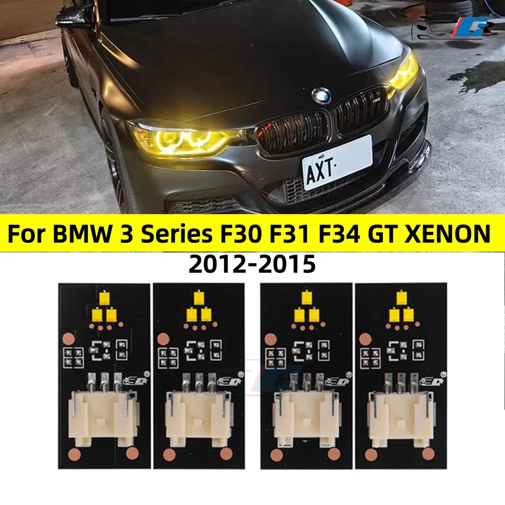 

Hot Yellow Led Lights Chip for BMW 3 Series Car Angel Eyes DRL Lights F30 F34 F35 GT 2012-2015 Headlight Daytime Running Light