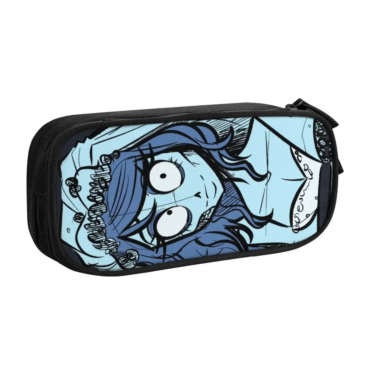 Custom Cute Corpse Bride Chic Pencil Cases for Boys Gilrs Large Capacity Fantasy Film Ghost Ghoul Pencil Bag School Accessories