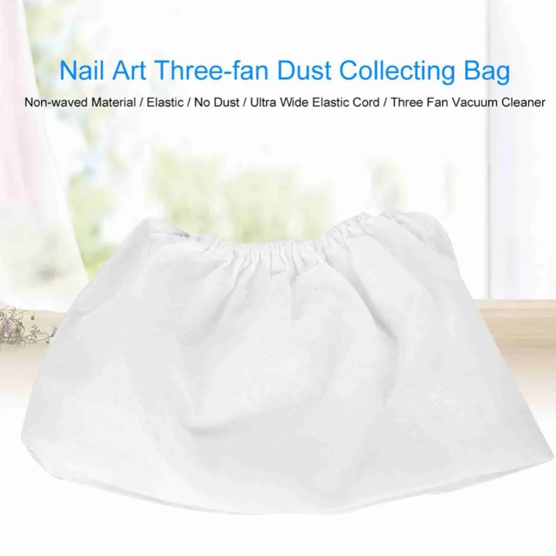 1개 부직포 네일 먼지 수집기 가방 먼지 흡입 기계 진공 청소 도구