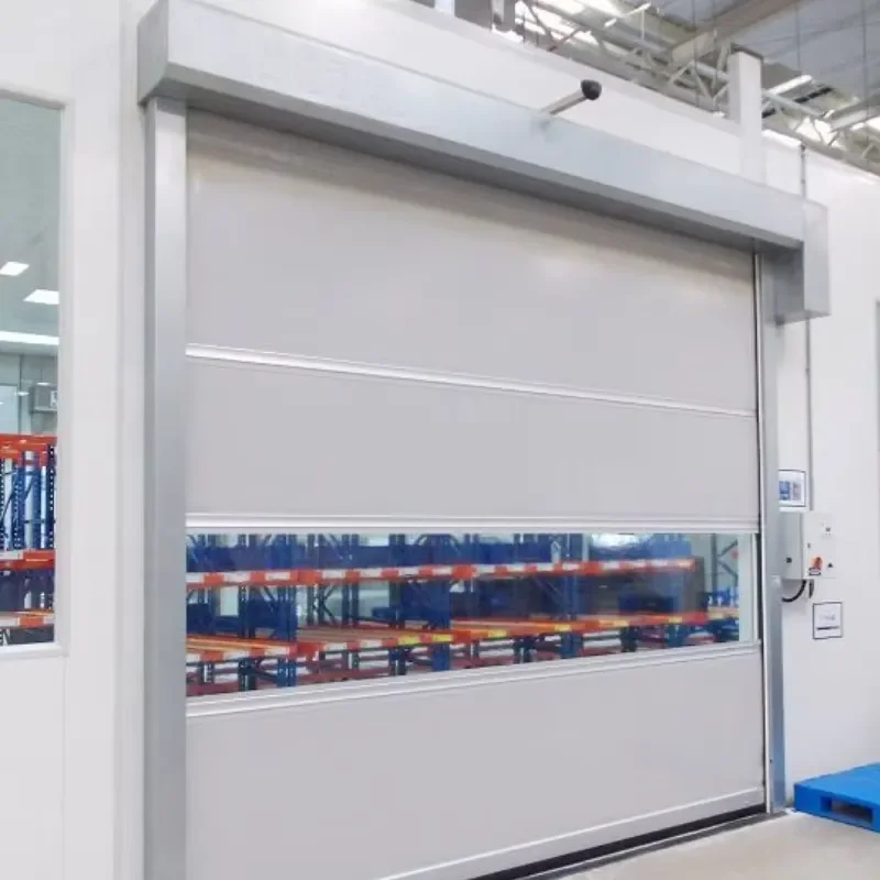PVC High Speed Door Stainless Steel Windproof Industrial Electric Side Opening Automatic Lifting High Speed Roller Shutter
