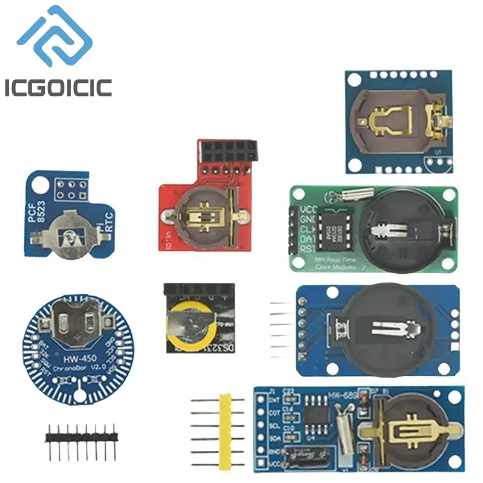 PCF8563 DS3231 PCF8523 AT24C32 DS1302 DS2121SN  IIC Precision RTC Real Time Clock Memory Module