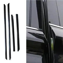 4 Pieces Car Door Trim Strip Sturdy Rubber for Audi A4 B5 1995-2001