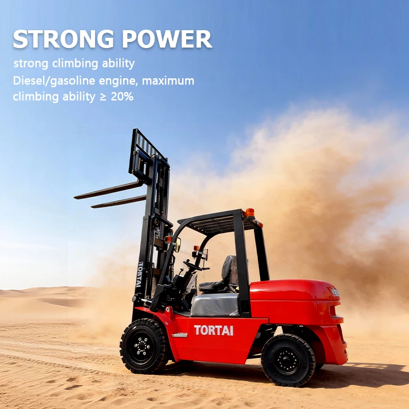 Customable Parts Brand New 4 Ton Counterbalance Forklift Diesel Hydraulic Forklift for Materials Handing Equipment Wholesale