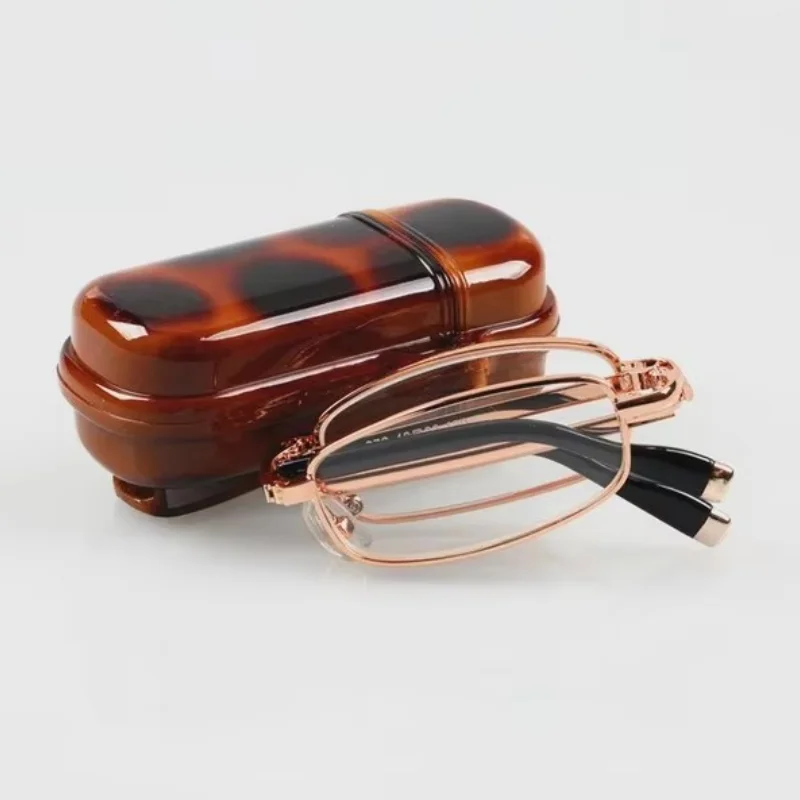 

Clara Vida Portable Folding Presbyopic Cute Glasses Men Travel Case Reading Glasses Women +1 +1.5 +2 +2.5 +3 +3.5 +4