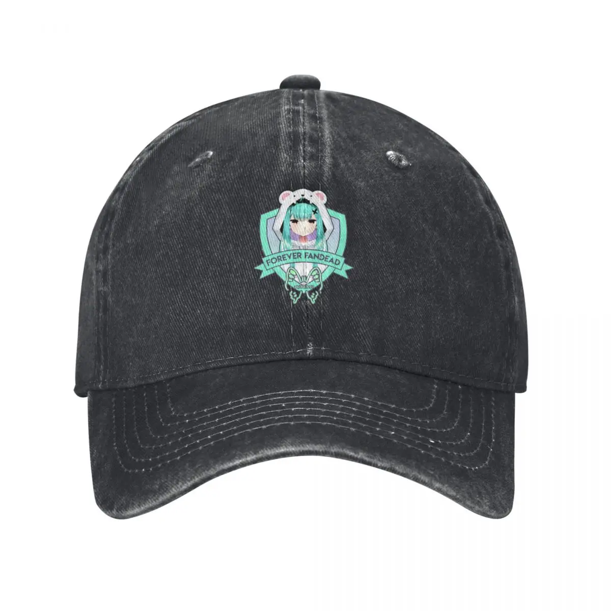 

Forever Fandead Badge Hololive Rushia Fanbase Baseball Cap Icon Hat Man Luxury Fishing cap Rugby Caps Women Men's