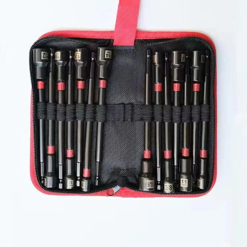 Portable 16-Piece Magnetic Set, Strong Magnetic Socket and Screwdriver Bit Kit, Multi-Bit Repair Tool Set