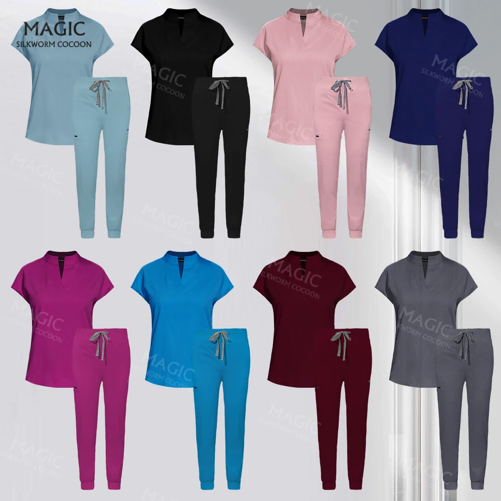 Wholesale Scrubs Workwear Operating Room Medical Uniform Hospital Medical Scrubs Set Supplies Nurse Workwear Dental Surgery Suit