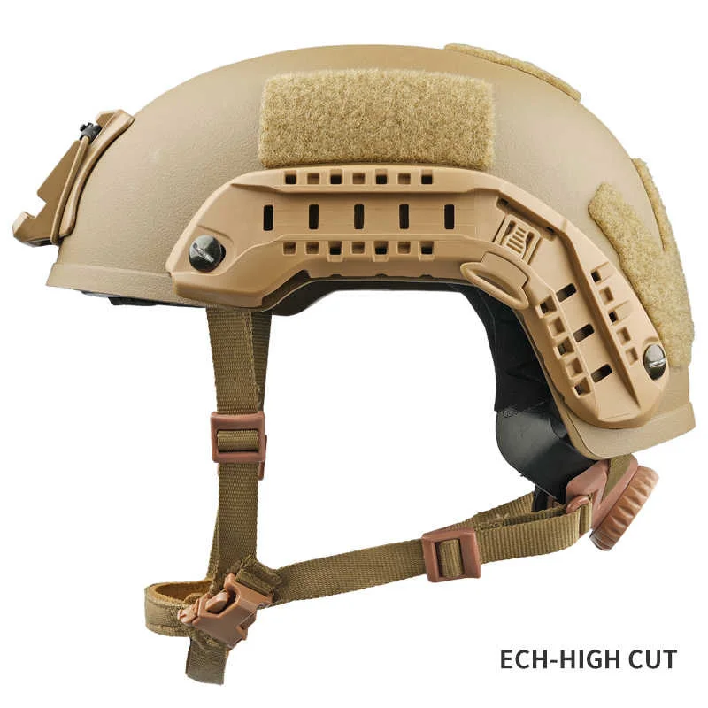 Outdoor Tactical Combat Helmet Ech High Cut Abs Action Version Tactical Helmet Mich2001