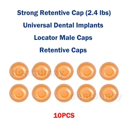 10 sztuk implantu dentystycznego 2.4 funtów zaślepki na protezę łączniki zdejmowane wkładki czapka męska