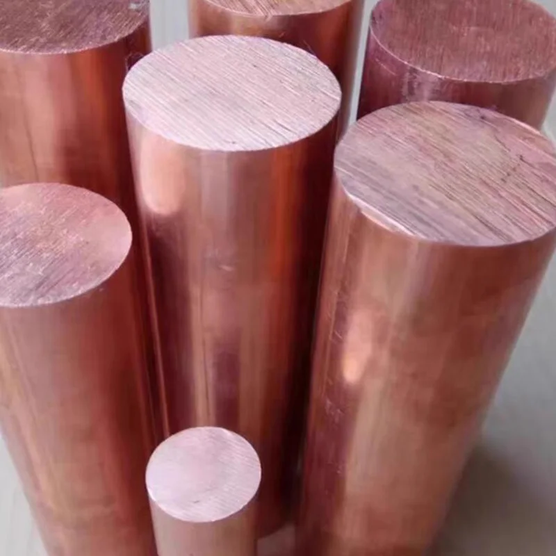 Copper Round Rod 2mm 3mm 4mm 5mm 6mm 7mm 8mm 10mm 12mm 15mm 20mm 22mm 23mm 25mm 26mm 28mm 30mm 40mm 50mm 60mm