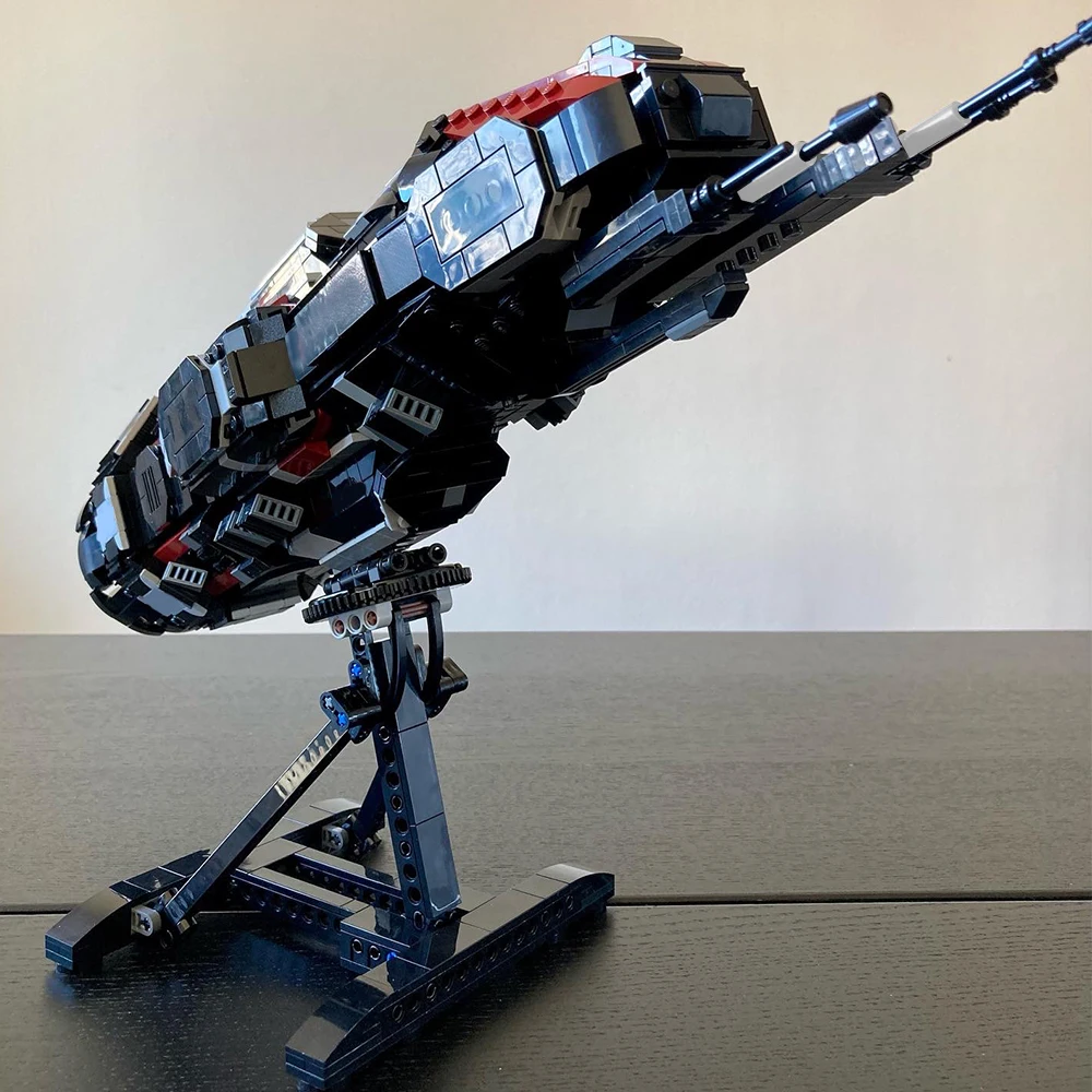 MOC Mid Scale Corvette-Class Light Frigate Building Blocks Set The Expanse Rocinante S4 MCRN-Tachi Warsship Donnager Bricks Toys