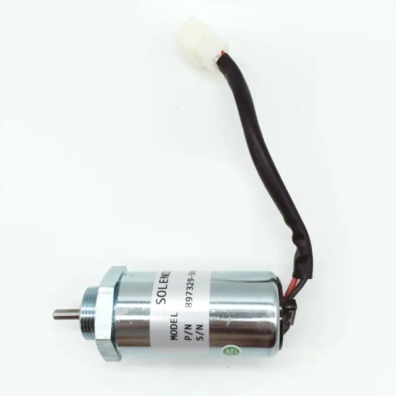 12V Shut off Solenoid 02/802995 for JCB 8085 8055 ZTS 8065RTS 8080 8055ZTS 8055RTS 8065ZTS