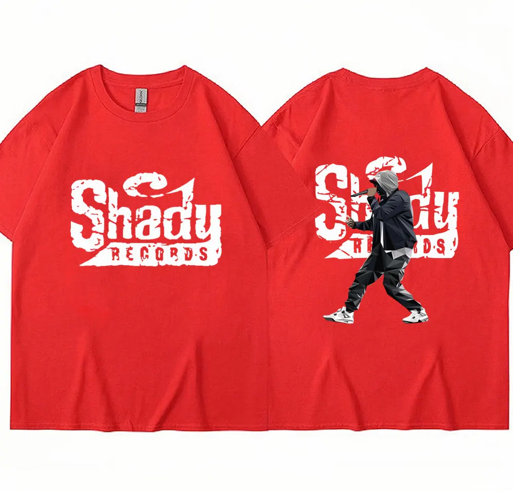Rapper Eminem Slim Shady Music Rap Print T Shirt Men's Hip Hop