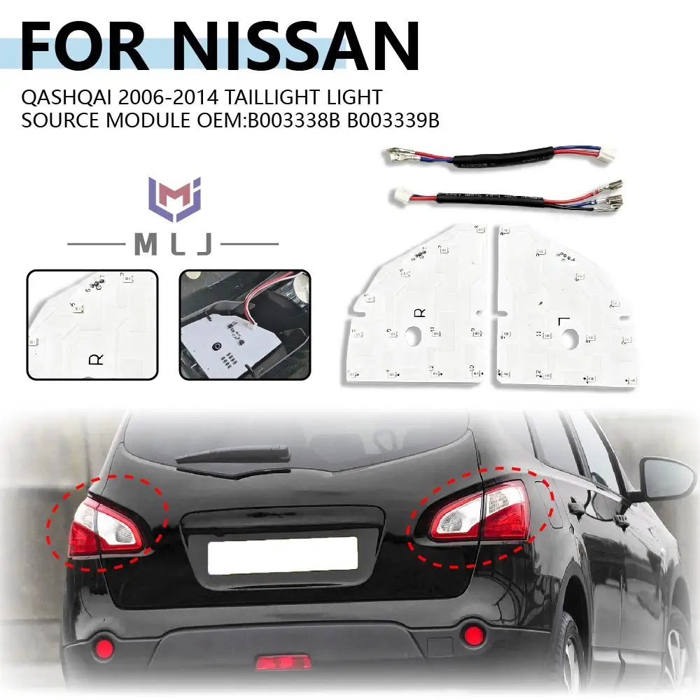 B003338B B003339B For Nissan Qashqai +2 J10 2006‑2014 LED Taillight Light Source Module Rear Brake DRL Turn Signal Board Chip