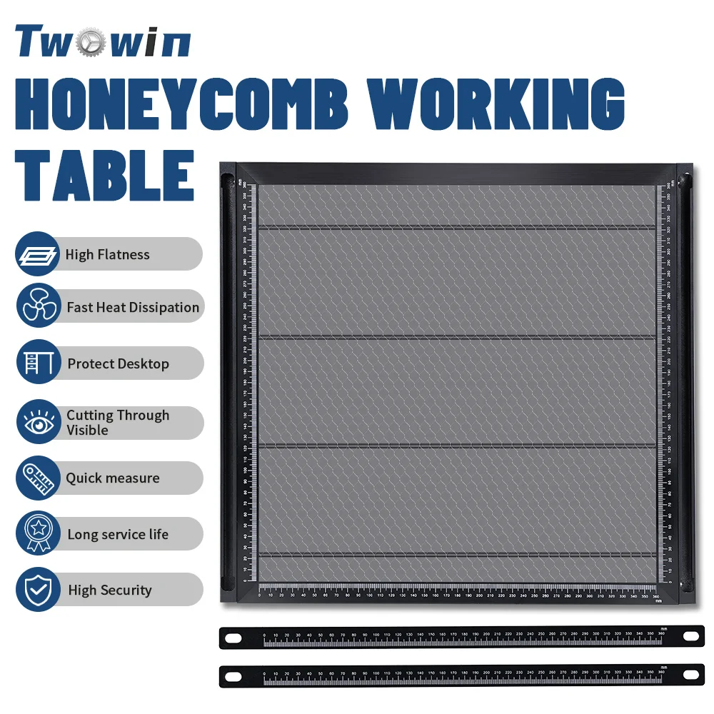 

TWOWIN Laser Enquipment Parts Honeycomb Working Table For Cutting Machine/Laser Engraver/3D Printer 400x400/500x500mm