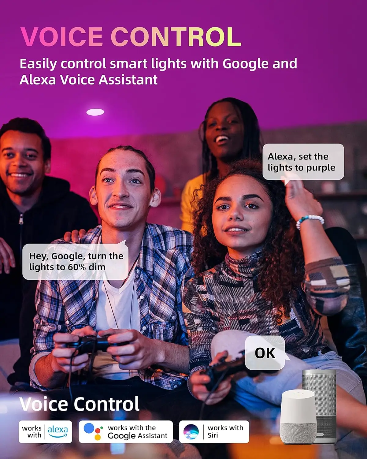 12 عبوة من الإضاءة الذكية المجوفة مقاس 6 بوصات، إضاءة LED رفيعة للغاية 12 وات 1200 لومن مع صندوق توصيل #2