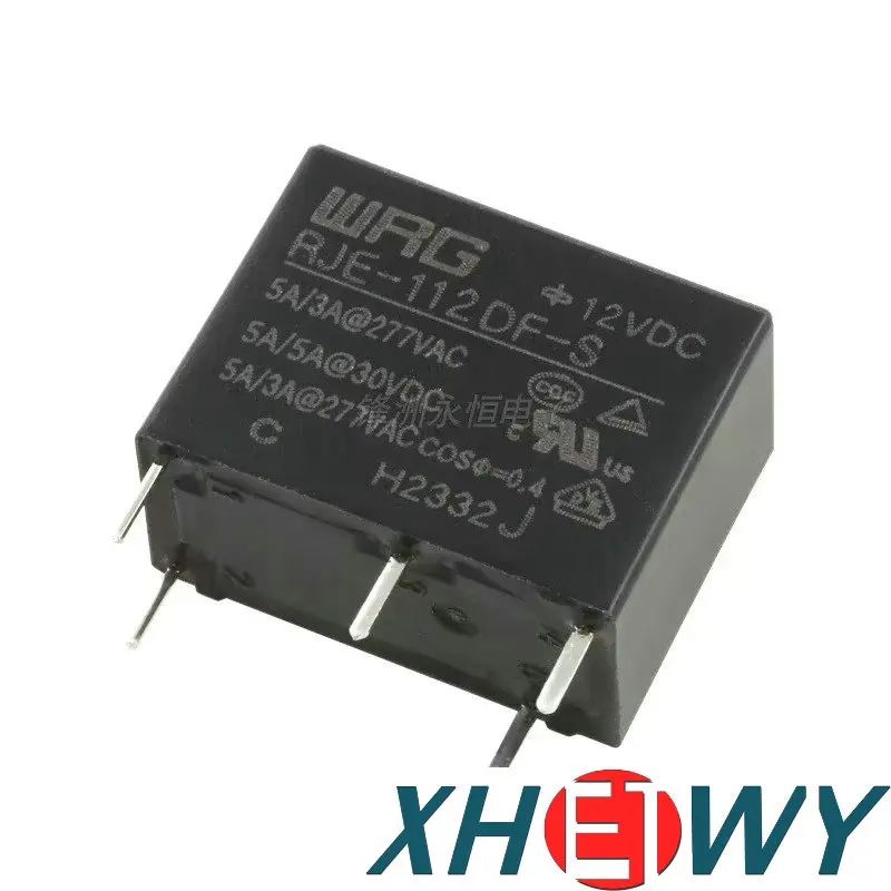 Relay RJE-105DF-S RJE-112DF-S RJE-124DF-S 5A can replace HF33F 5-pin 5A