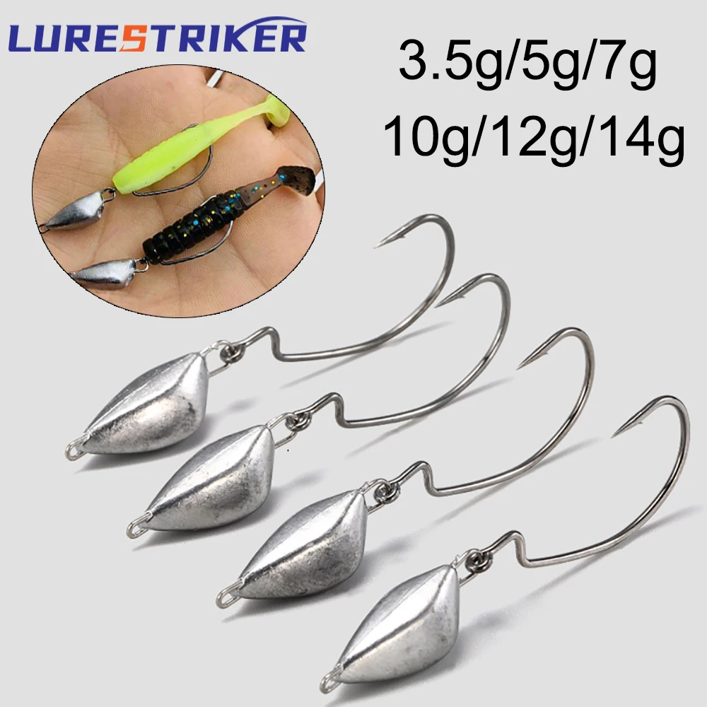 Lurestiker 20 Stück 3,5g 5g 7g 10g 12g 14g Bleigewichte für Crankbaits, Köder, Wurmhaken, Offset-Angelzubehör